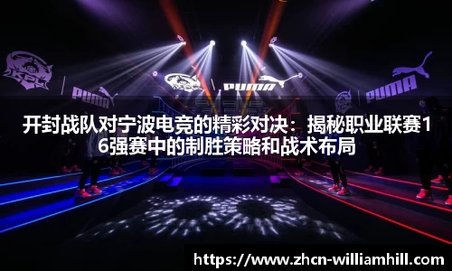 开封战队对宁波电竞的精彩对决：揭秘职业联赛16强赛中的制胜策略和战术布局